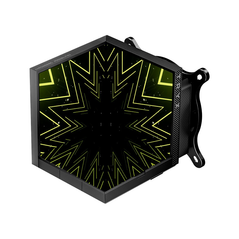 Tản nhiệt nước AIO TRYX STAGE 360 Dual-Screen ARGB Black L-S360A-DM3M-G0K