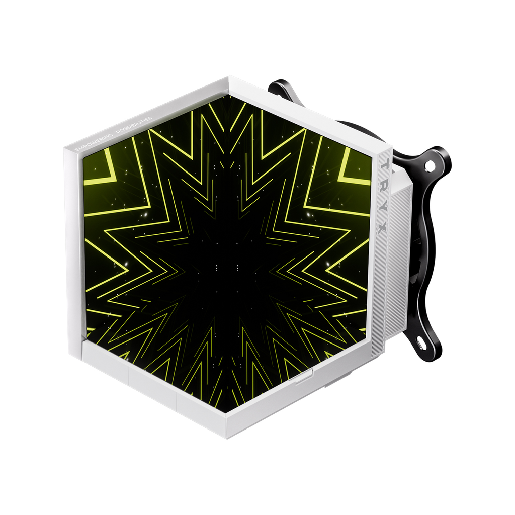 Tản nhiệt nước AIO TRYX STAGE 360 Dual-Screen ARGB White L-S360A-DM3M-G0W