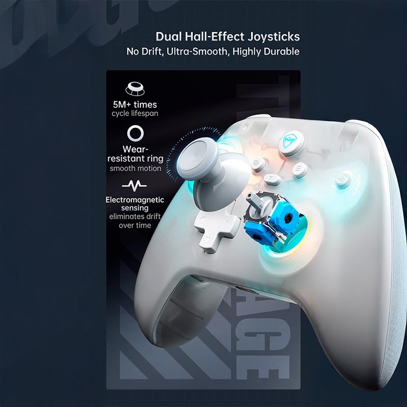 Tay cầm chơi game không dây Machenike G3 V2 Tri Mode with Charging Dock
