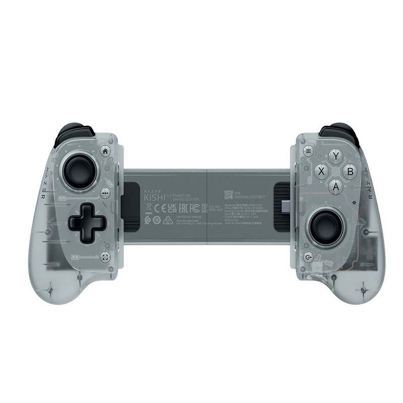 Tay cầm điện thoại Razer Kishi V3 USB-C Gaming Controller for iPhone and Android Phantom White Edition