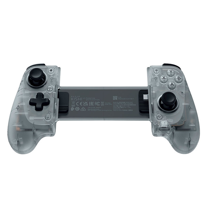 Tay cầm điện thoại Razer Kishi V3 USB-C Gaming Controller for iPhone and Android Phantom White Edition