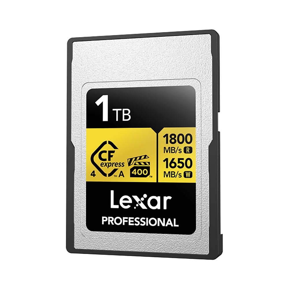 Thẻ nhớ CFexpress Lexar Professional 1TB Type A GOLD Series LCAGOLD001T-RNENG