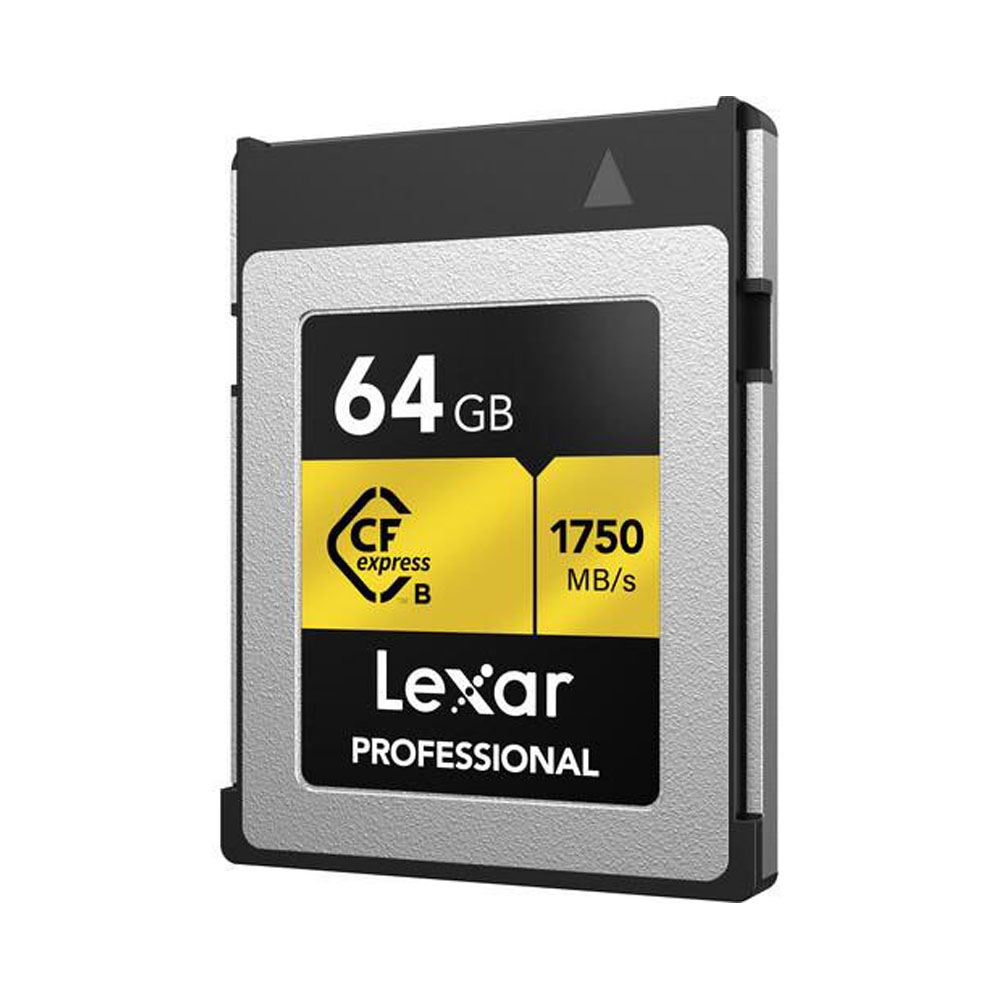 Thẻ nhớ CFexpress Lexar Professional 64GB Type B GOLD Series LCFX10-64GCRB