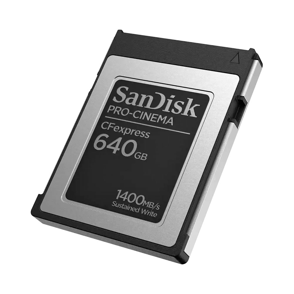Thẻ nhớ CFexpress Sandisk PRO-CINEMA 640GB Type B SDCFEC-640G-GN4NN