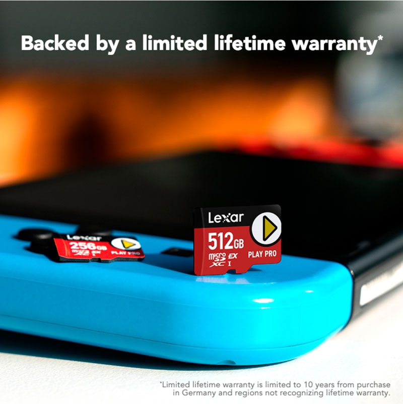 Thẻ nhớ MicroSDXC Express Lexar PLAY PRO 512GB 900MB/s LMSXPS0512G-BNNNG