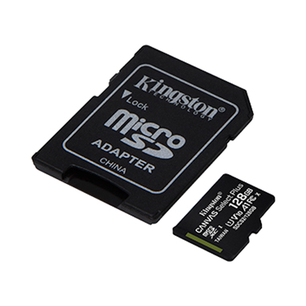 Thẻ Nhớ MicroSDXC Kingston Canvas Select Plus 128GB Class 10 U1 100MB/s SDCS2/128GB