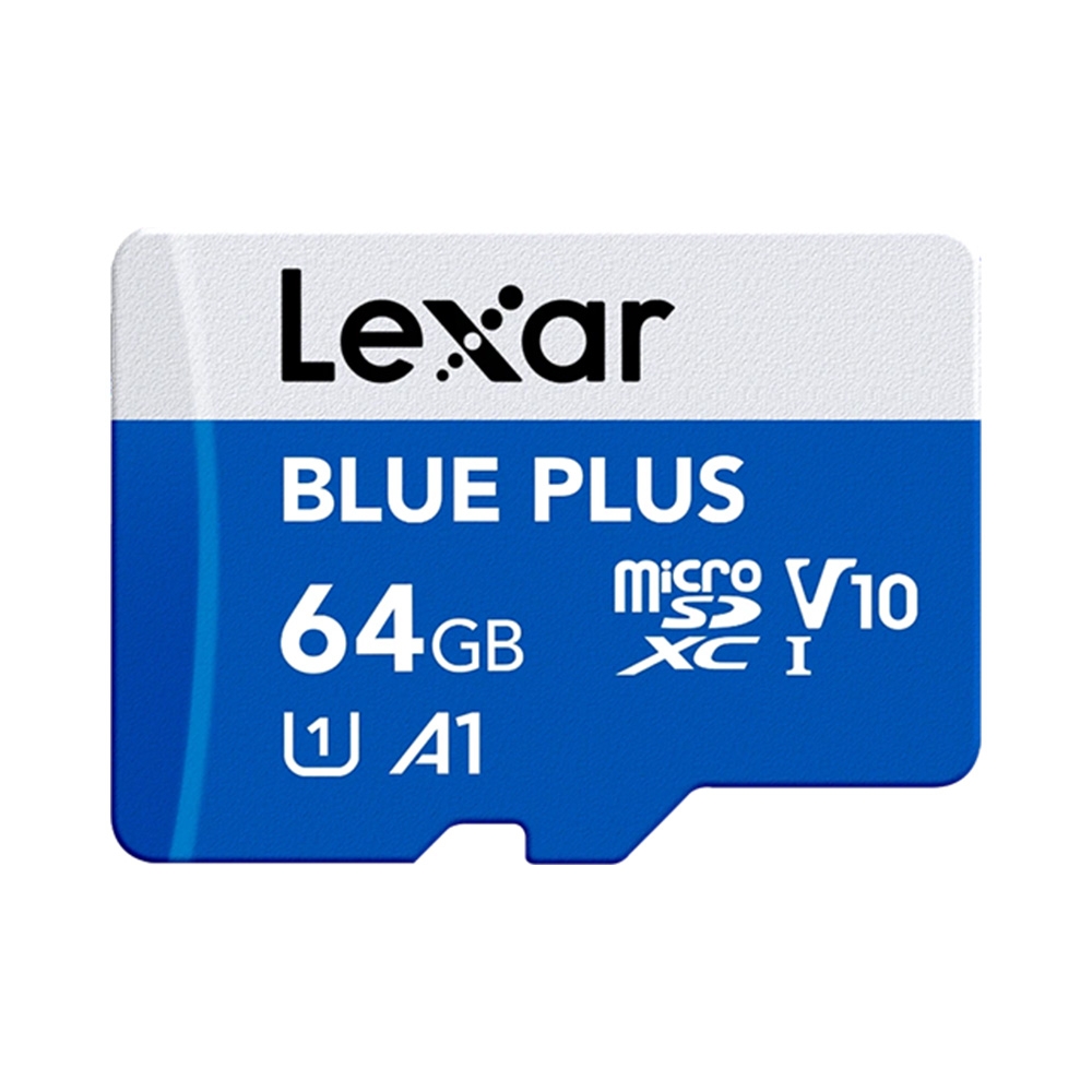 Thẻ nhớ MicroSDXC Lexar Blue Plus UHS-I U1 64GB 100MB/s LMSBLPL064G-BNANG