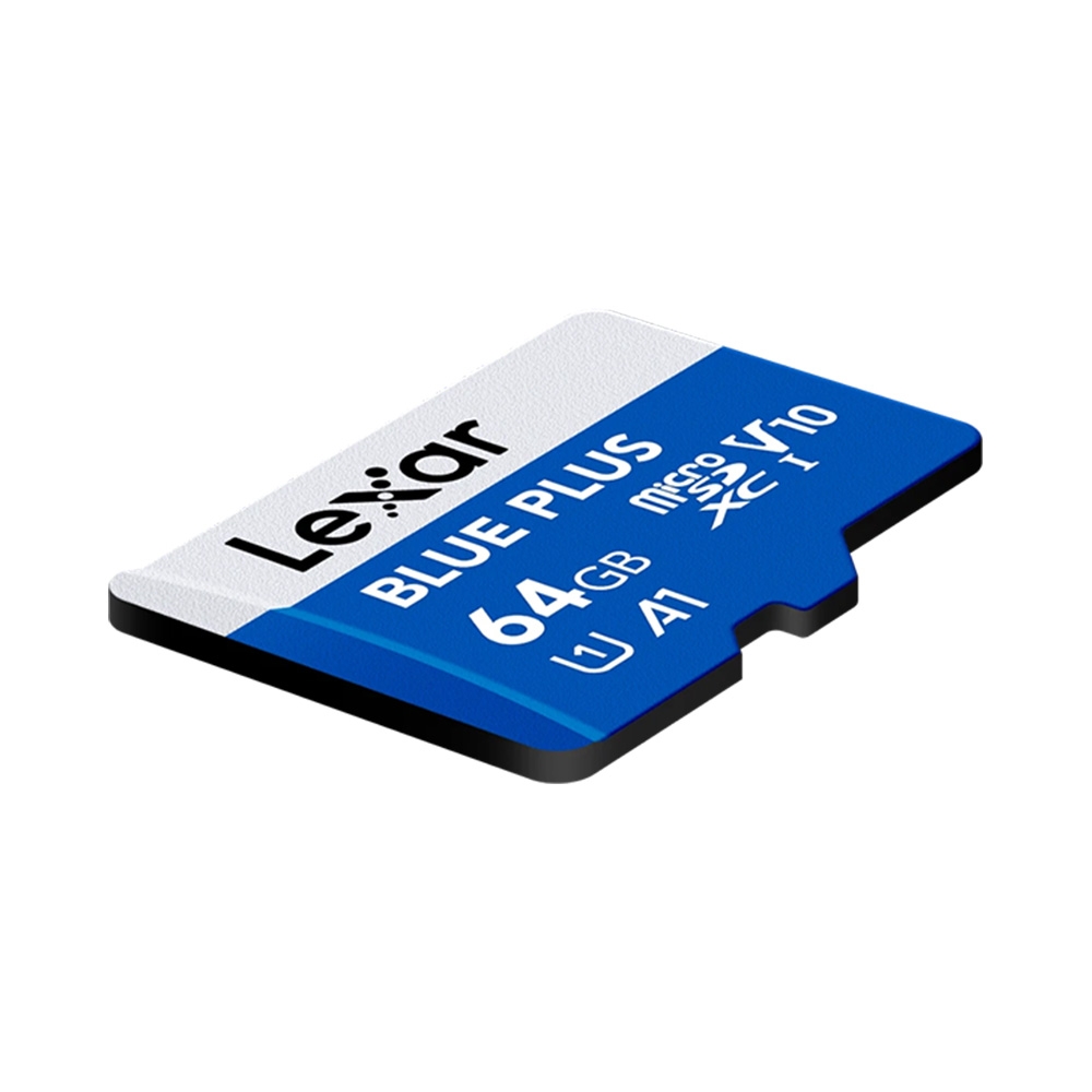 Thẻ nhớ MicroSDXC Lexar Blue Plus UHS-I U1 64GB 100MB/s LMSBLPL064G-BNANG