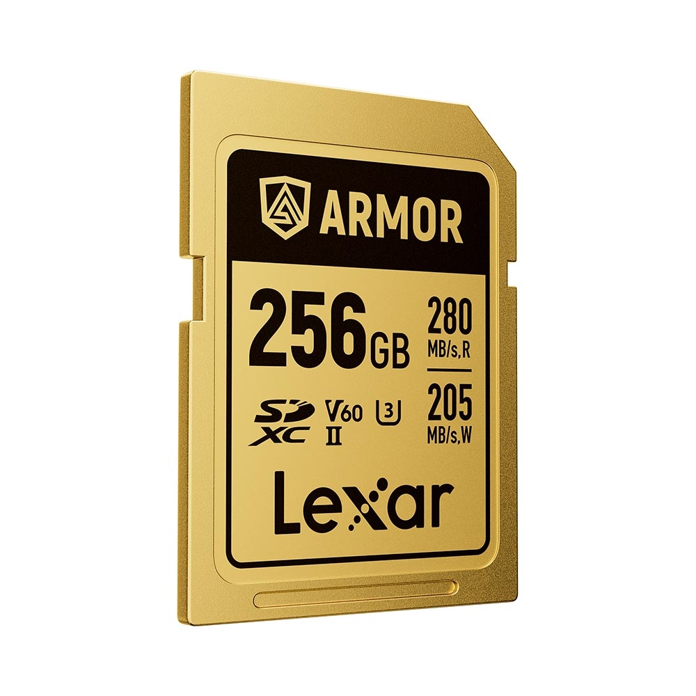 Thẻ nhớ SDXC Lexar ARMOR UHS-II U3 256GB 280MB/s GOLD Series LSDAMGL256G-RNNNG