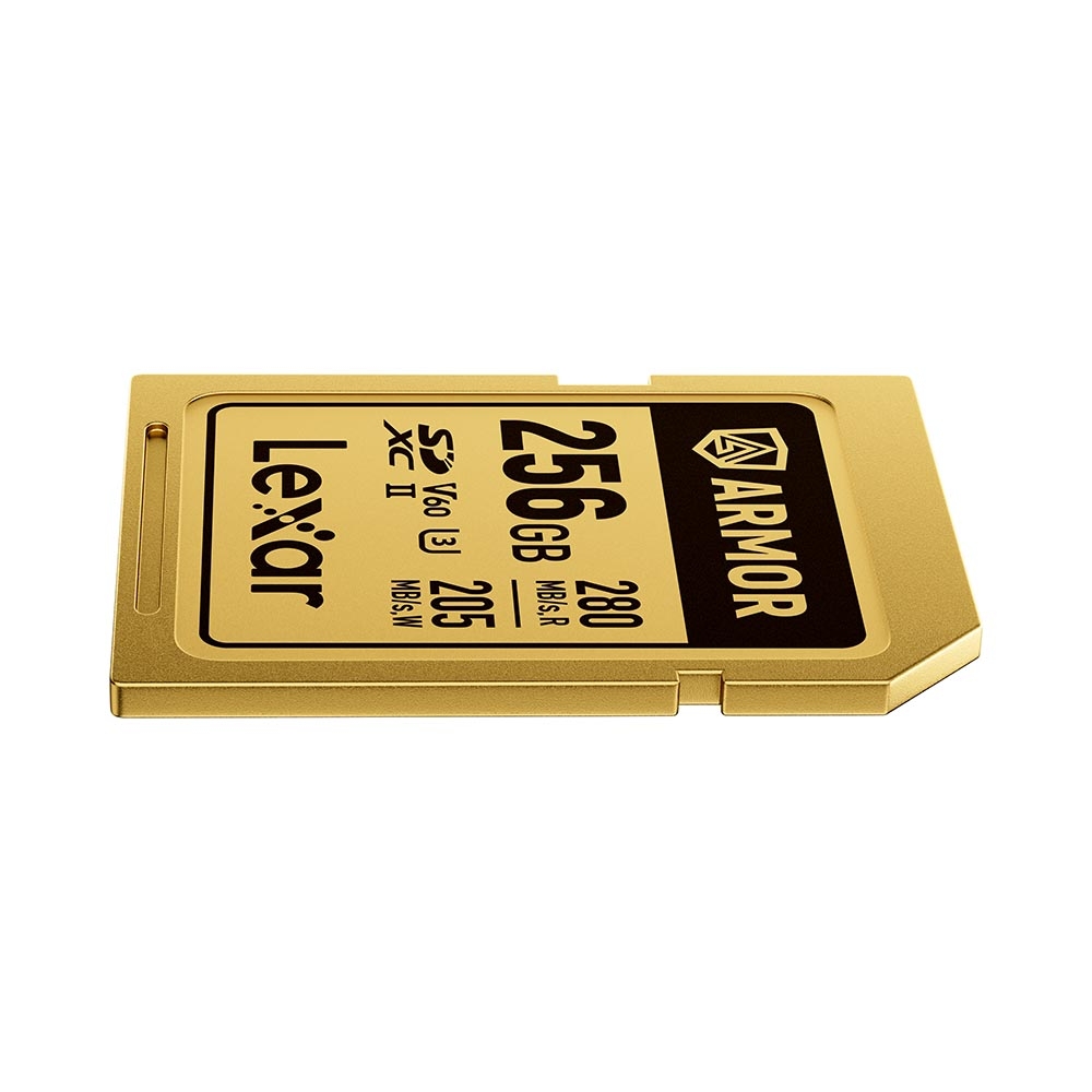 Thẻ nhớ SDXC Lexar ARMOR UHS-II U3 256GB 280MB/s GOLD Series LSDAMGL256G-RNNNG