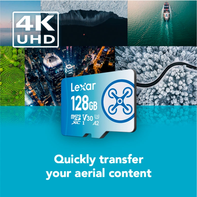 Thẻ nhớ MicroSDXC Lexar FLY UHS-I U3 128GB 160MB/s LMSFLYX128G-BNNNG