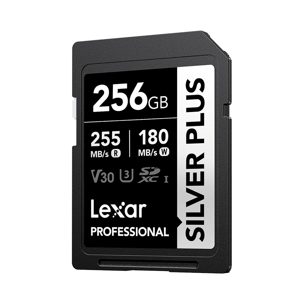 Thẻ nhớ SDXC Lexar Professional Silver Plus UHS-I U3 256GB 255MB/s LSDSIPL256G-BNNNG