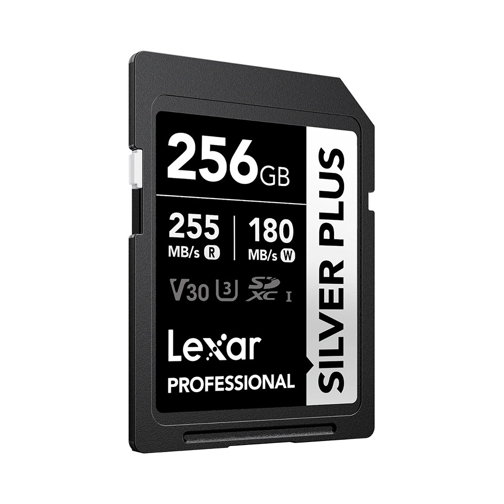 Thẻ nhớ SDXC Lexar Professional Silver Plus UHS-I U3 256GB 255MB/s LSDSIPL256G-BNNNG