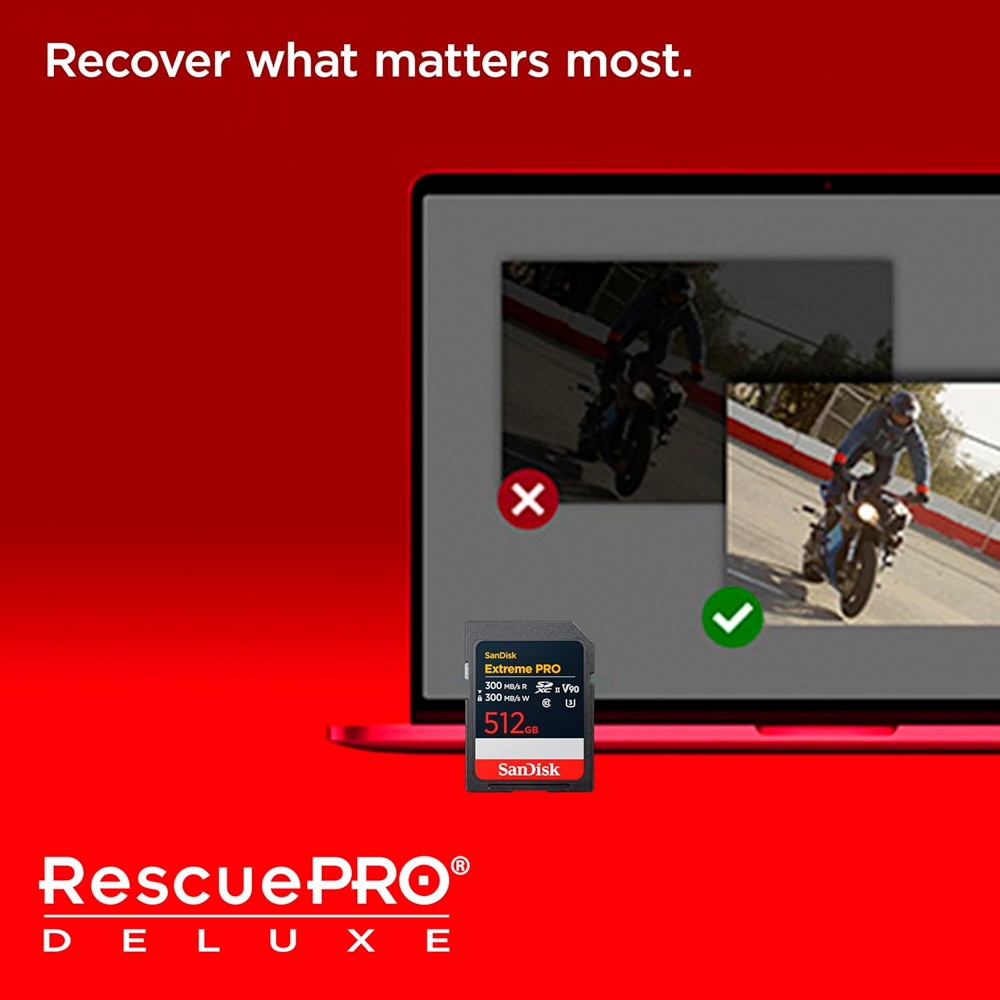 Thẻ nhớ SDXC SanDisk Extreme Pro UHS-II V90 128GB 300MB/s SDSDXDM-128G-GN4IH