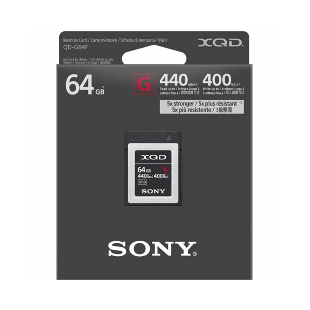 Thẻ nhớ Sony XQD G-Series 64GB 440MB/s QD-G64E