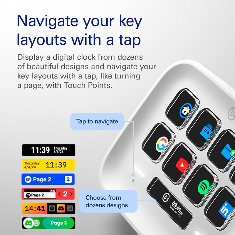Thiết bị Stream Elgato Gaming StreamDeck Neo 8 Phím Lập Trình 10GBJ9901
