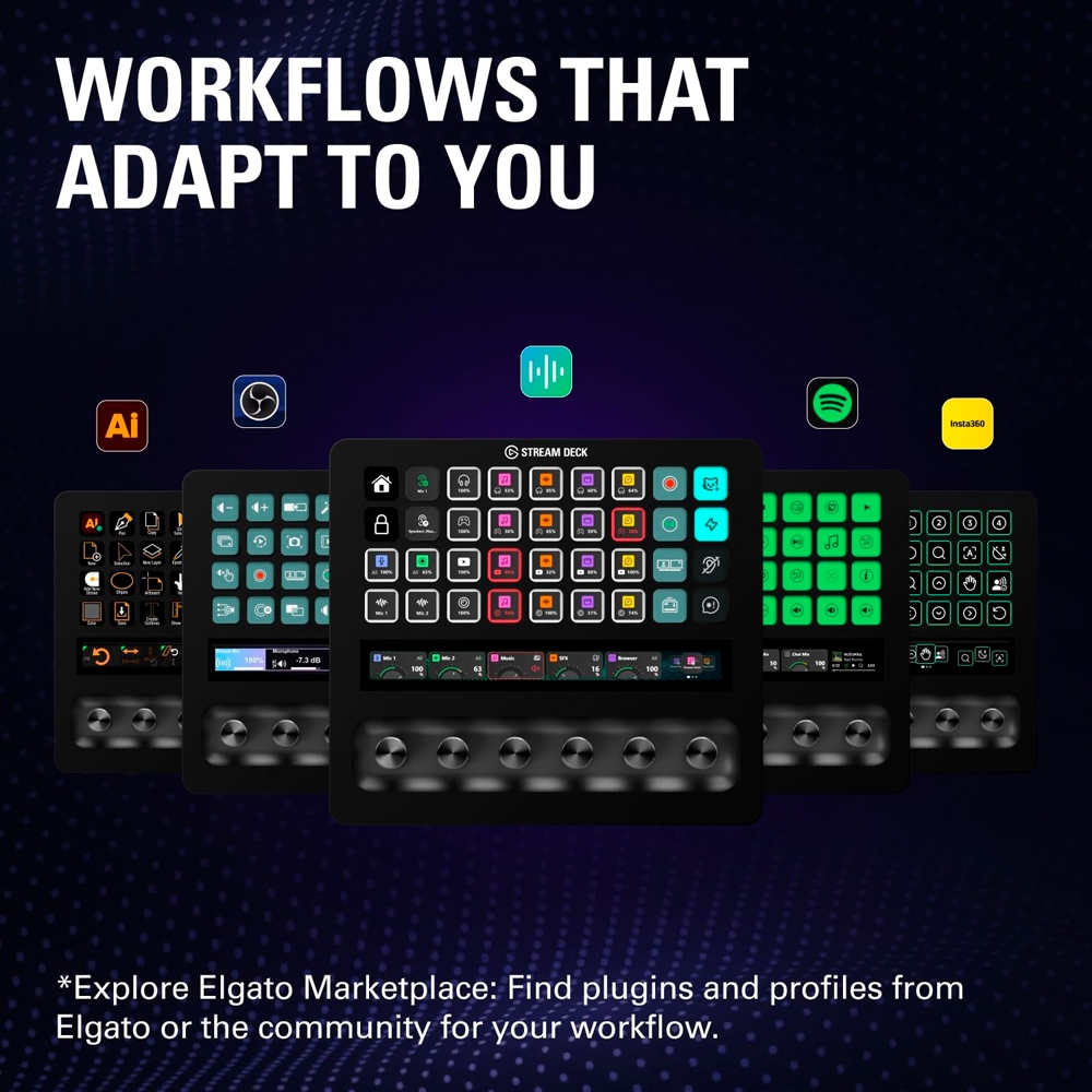 Thiết bị Stream Elgato StreamDeck+ XL 36 Phím Lập Trình 10GBX9901
