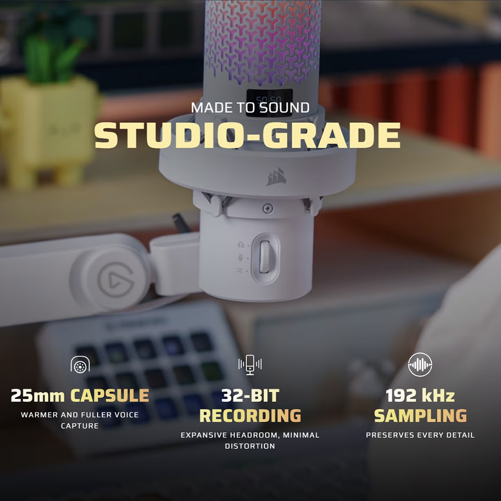 Thiết bị Stream Microphone Corsair Voxara