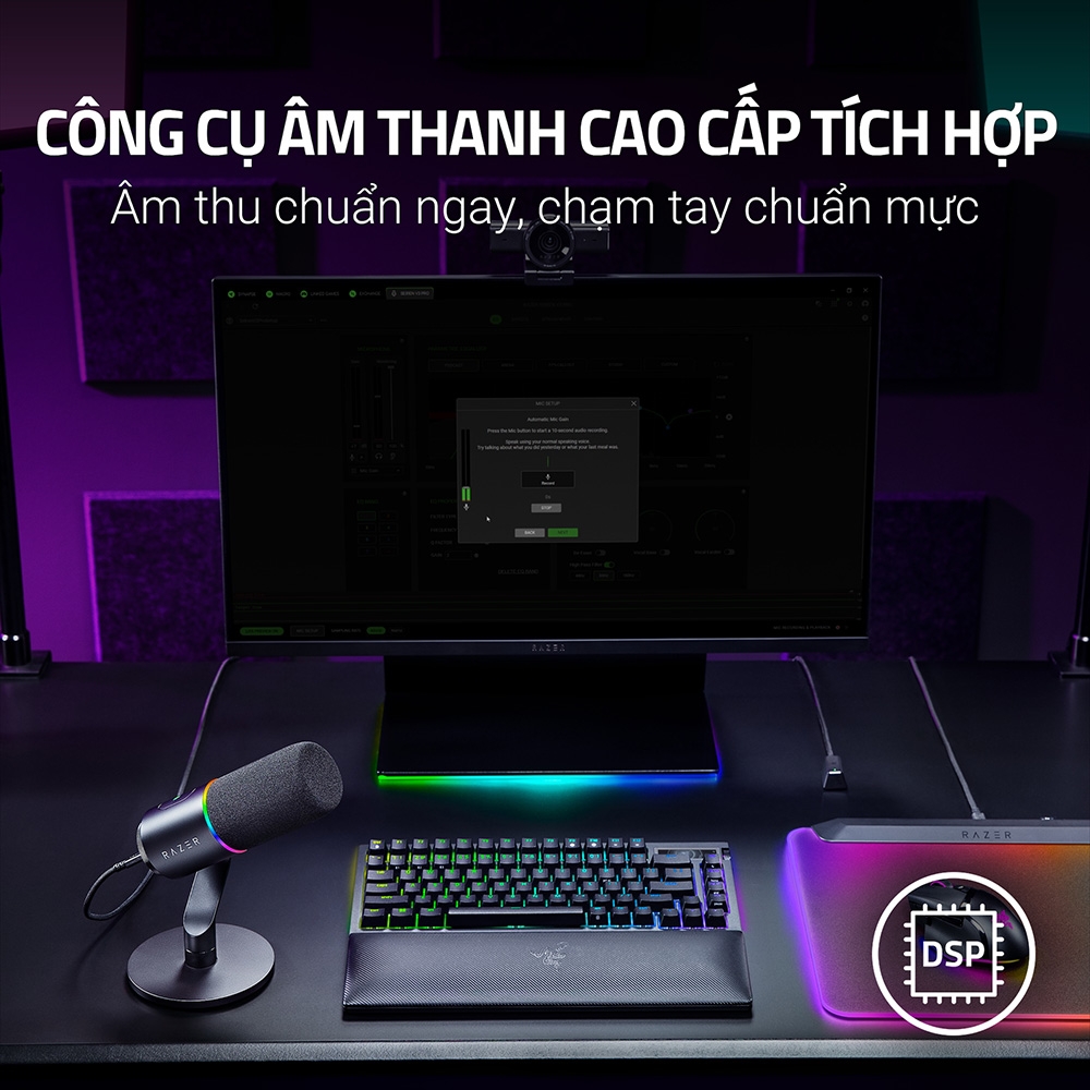 Thiết bị Stream Microphone Razer Seiren V3 Pro