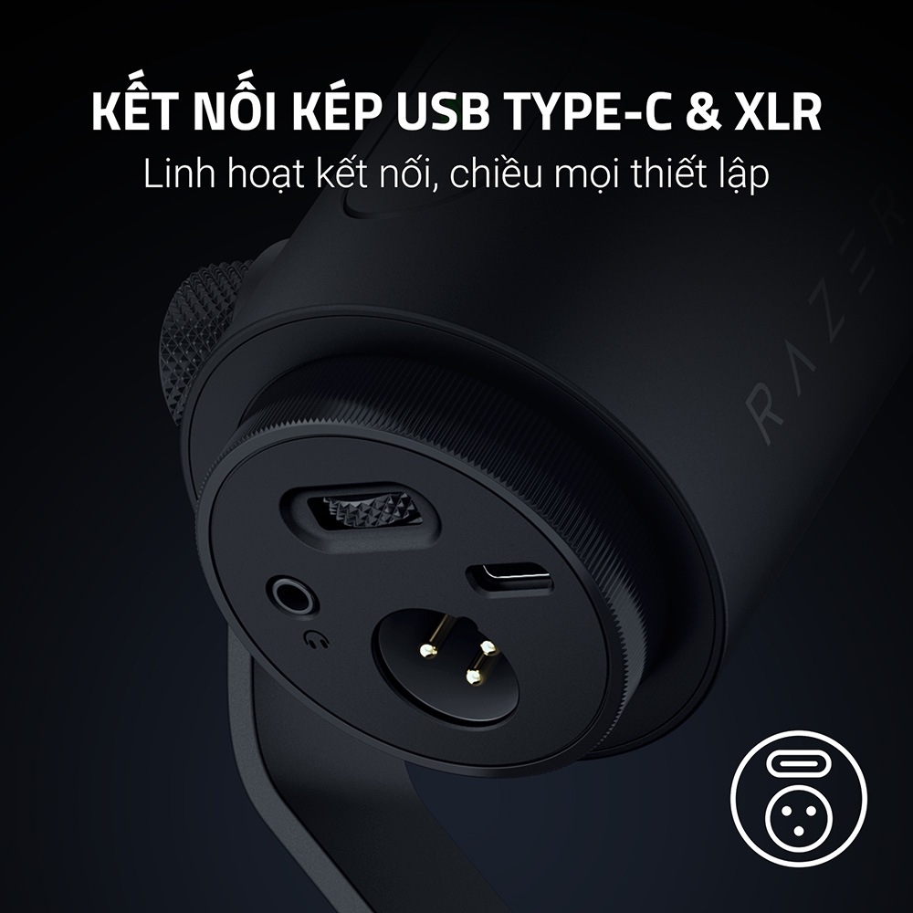 Thiết bị Stream Microphone Razer Seiren V3 Pro