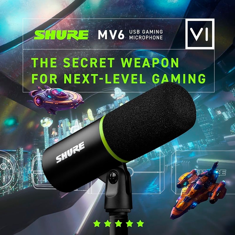 Thiết bị Stream Microphone Shure MV6 USB