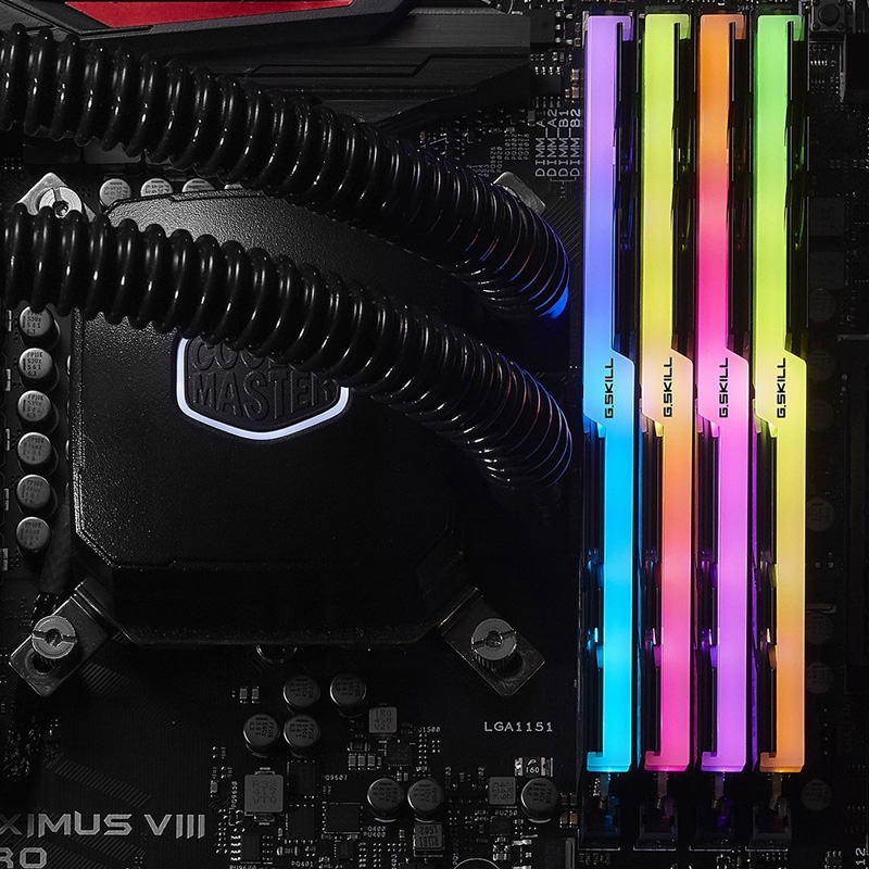 Ram PC G.SKILL Trident Z RGB 16GB 3600MHz DDR4 (8GBx2) F4-3600C18D-16GTZR