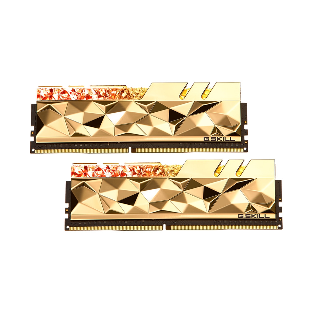 Ram PC G.SKILL Trident Z Royal Elite Gold RGB 32GB 4000MHz DDR4 (16GBx2) F4-4000C16D-32GTEG