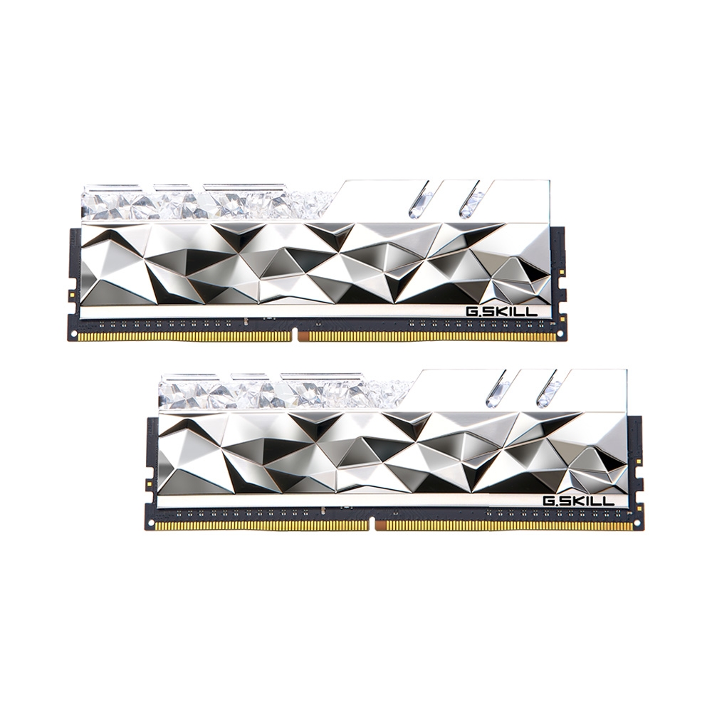 Ram PC G.SKILL Trident Z Royal Elite Silver RGB 32GB 3600MHz DDR4 (16GBx2) F4-3600C16D-32GTESC