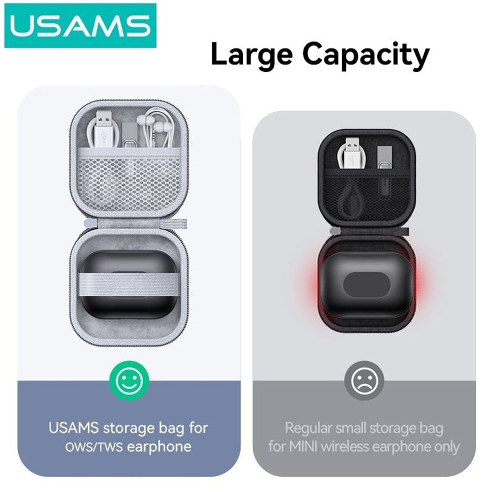 Túi đựng phụ kiện USAMS TWS Headphone ZB351SNB01