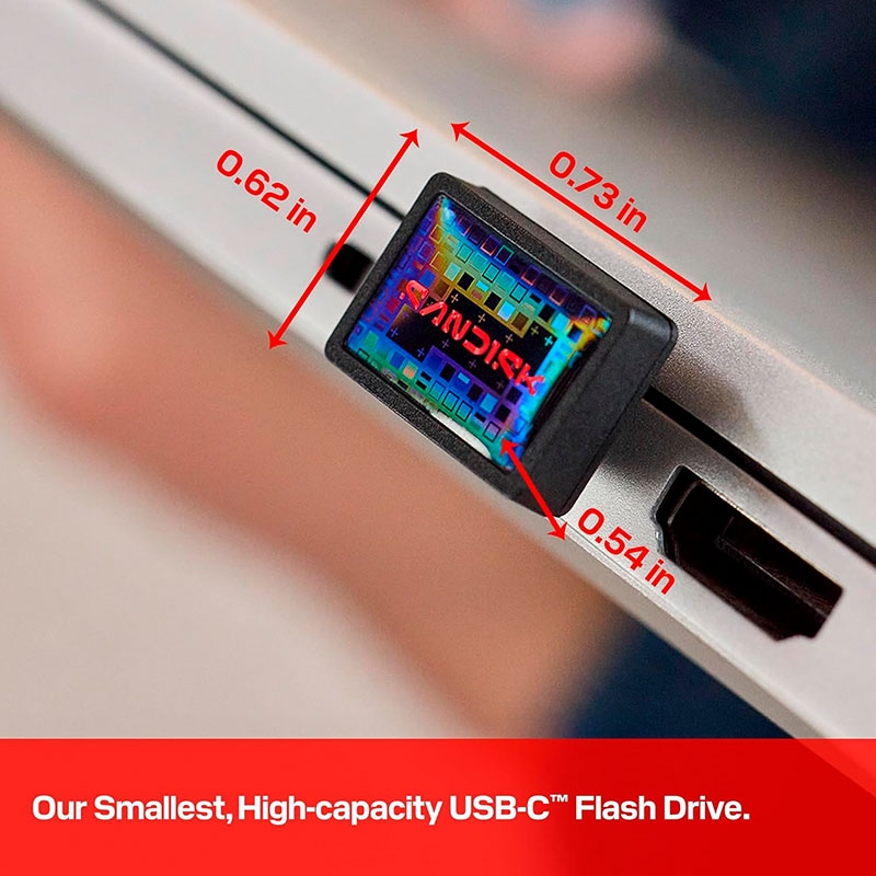 USB 3.2 Sandisk Extreme Fit USB-C 256GB 400MB/s SDCZ530-256G-G46
