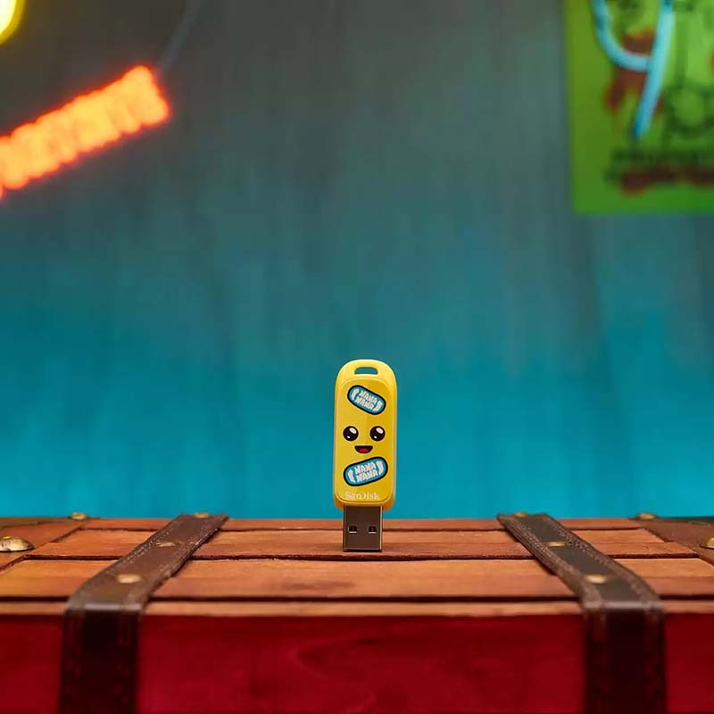 USB 3.2 Sandisk Fortnite Peely Edition 64GB 130MB/s SDCZIF-064G-G46