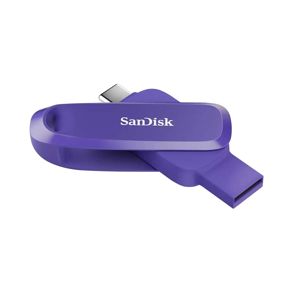 USB 3.2 SanDisk Phone Drive for Android Purple Opulence 128GB 100MB/s OTG Type-C SDDDC6-128G-G46PO