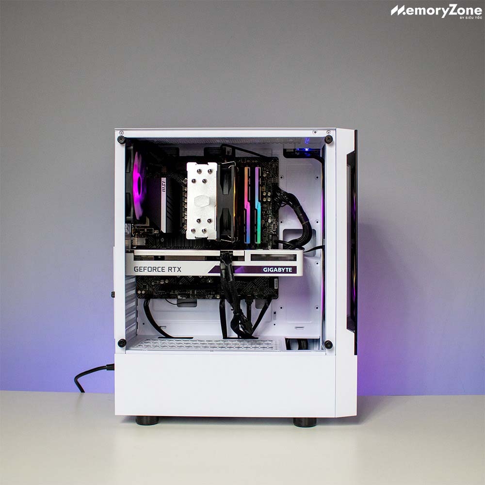 PC Gaming Esports i5-3050 WHITE (i5-12400F, RTX 3050 8G OC, Ram 16GB, SSD 512GB, 550W)