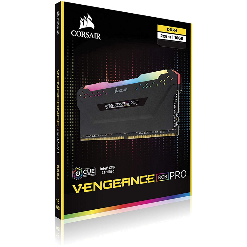 Ram PC Corsair Vengeance RGB Pro 16GB 3000Mhz DDR4 (2x8GB) CMW16GX4M2D3000C16