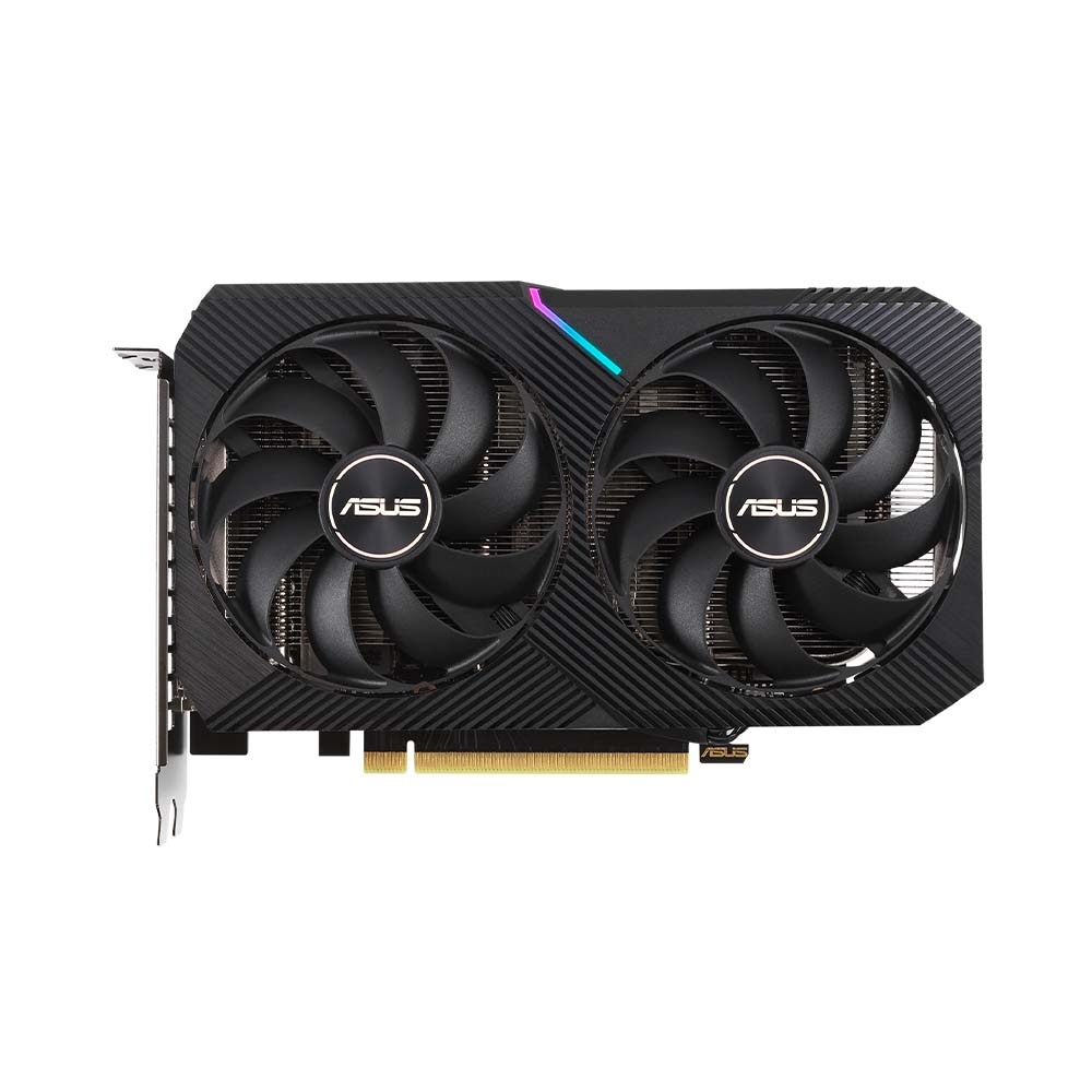 VGA ASUS Dual GeForce RTX 3060 Ti V2 Mini OC 8GB GDDR6 with LHR DUAL-RTX3060TI-O8G-MINI-V2