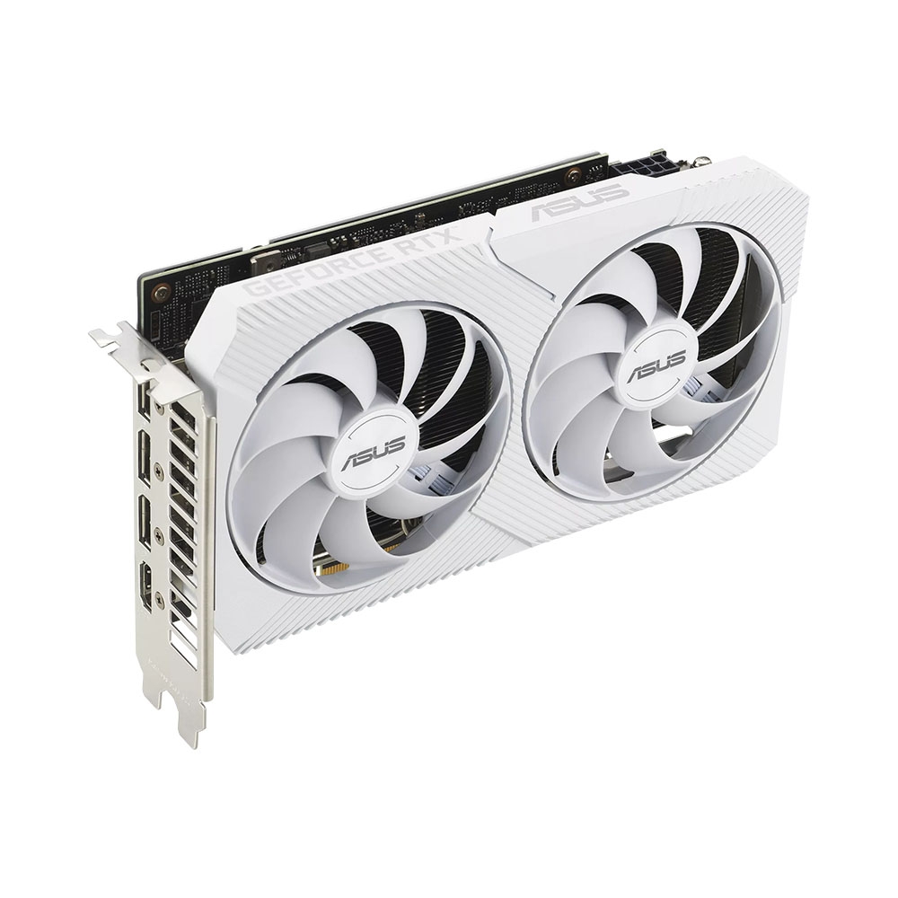 VGA Asus Dual GeForce RTX 3060 White OC Edition 12GB GDDR6 DUAL-RTX3060-O12G-WHITE