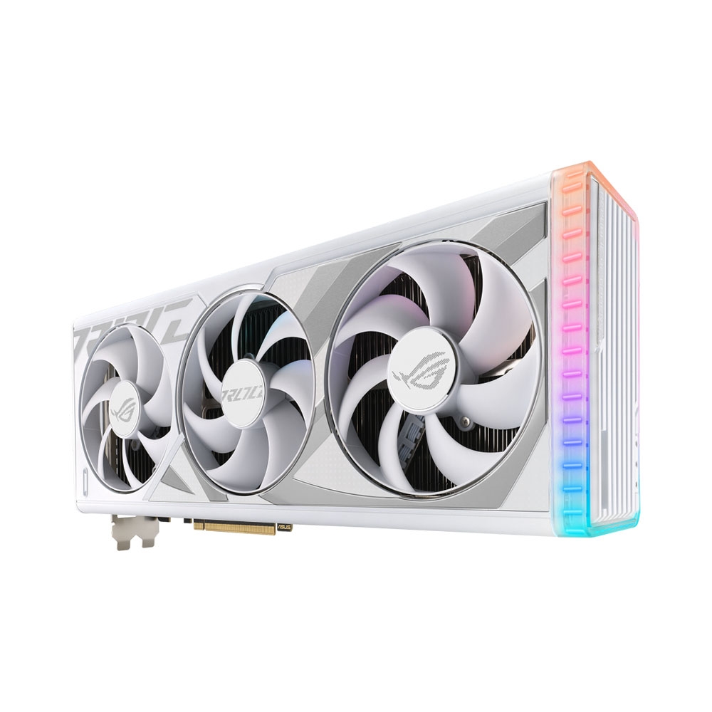 VGA Asus ROG Strix GeForce RTX 4090 White OC Edition 24GB GDDR6X ROG-STRIX-RTX4090-O24G-WHITE