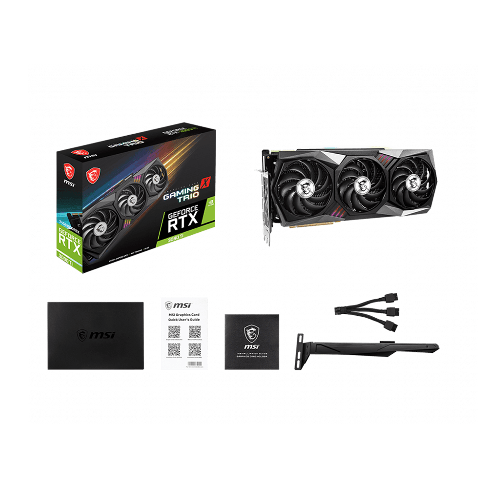 VGA MSI GeForce RTX 3090 Ti GAMING X TRIO 24GB GDDR6X RTX-3090-Ti-GAMING-X-TRIO-24G