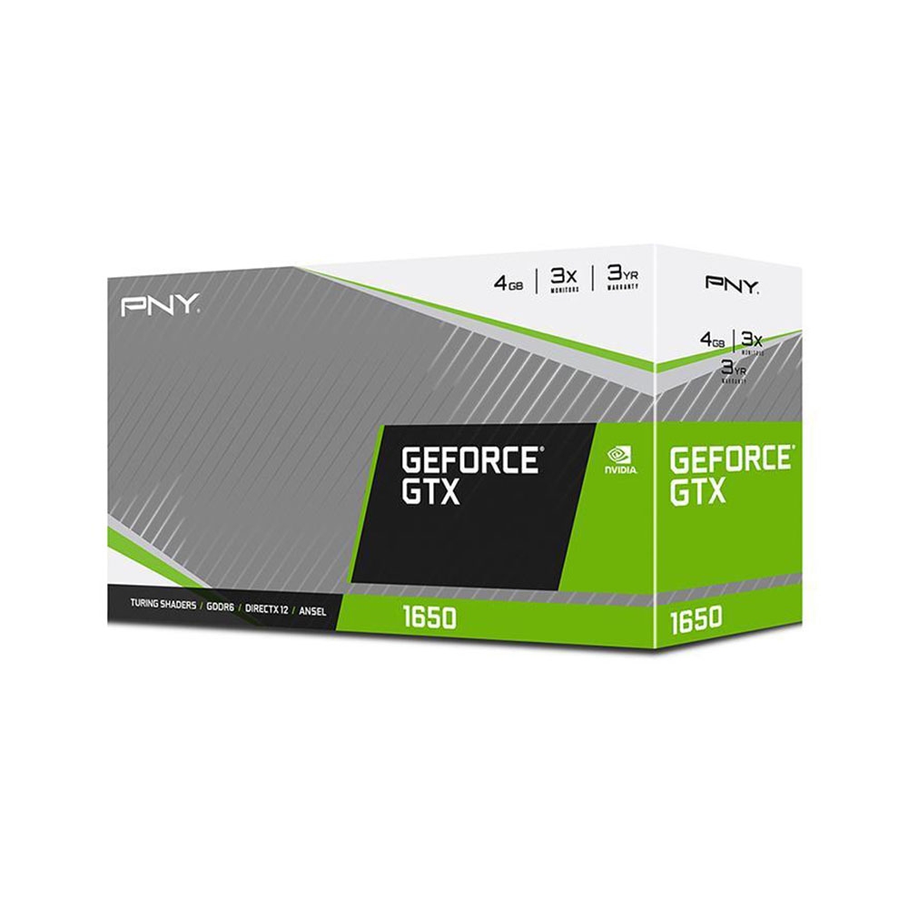 VGA PNY GeForce GTX 1650 4GB GDDR6 Dual Fan