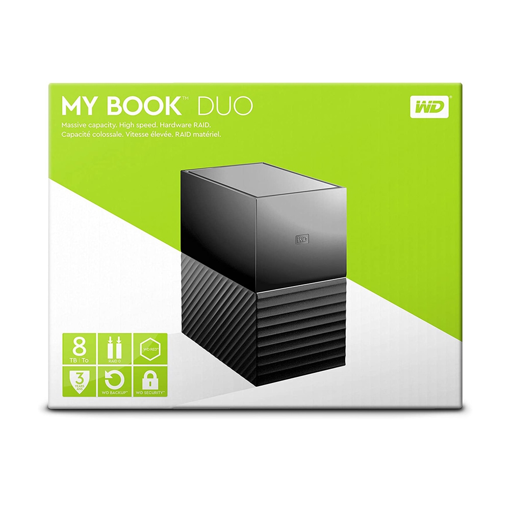 Ổ cứng để bàn HDD 8TB Western Digital My Book Duo WDBFBE0080JBK-SESN