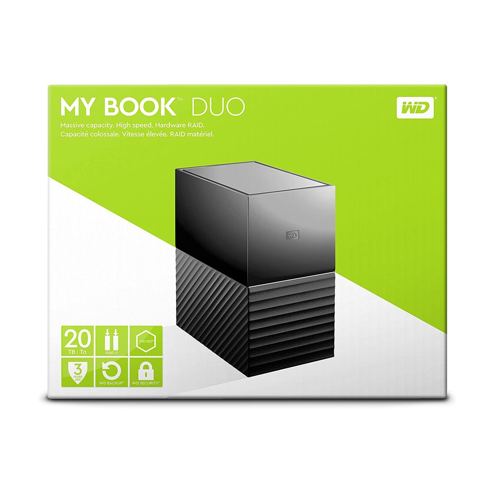 Ổ cứng để bàn HDD 24TB Western Digital My Book Duo WDBFBE0240JBK-SESN