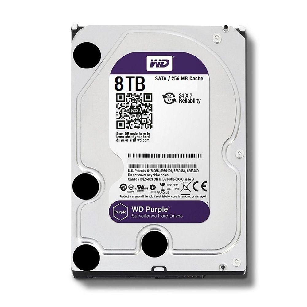 HDD WD Purple 8TB 3.5 inch SATA III 256MB Cache 5640RPM WD85PURZ