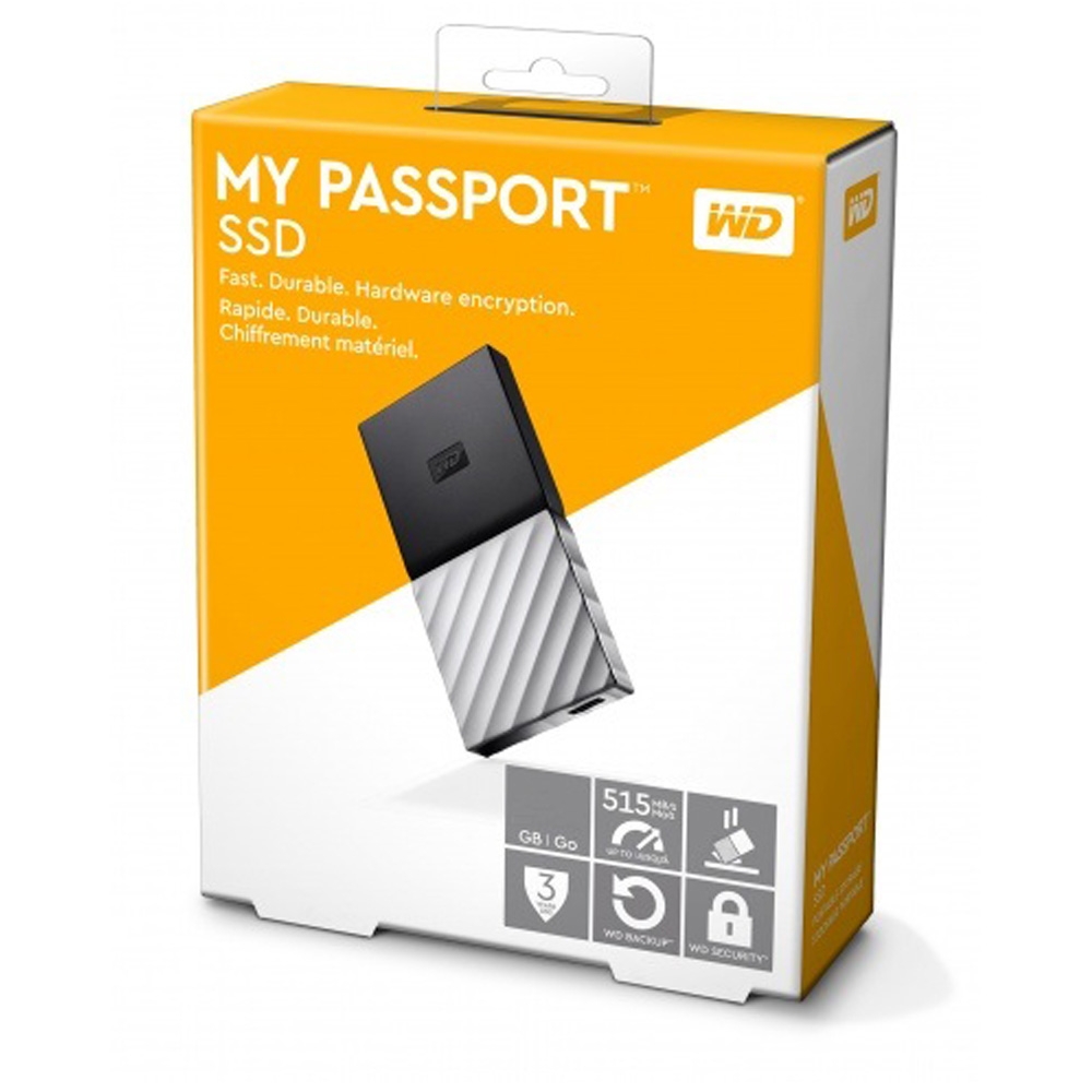 Ổ cứng di động External SSD 512GB Western Digital My Passport WDBKVX5120PSL-WESN
