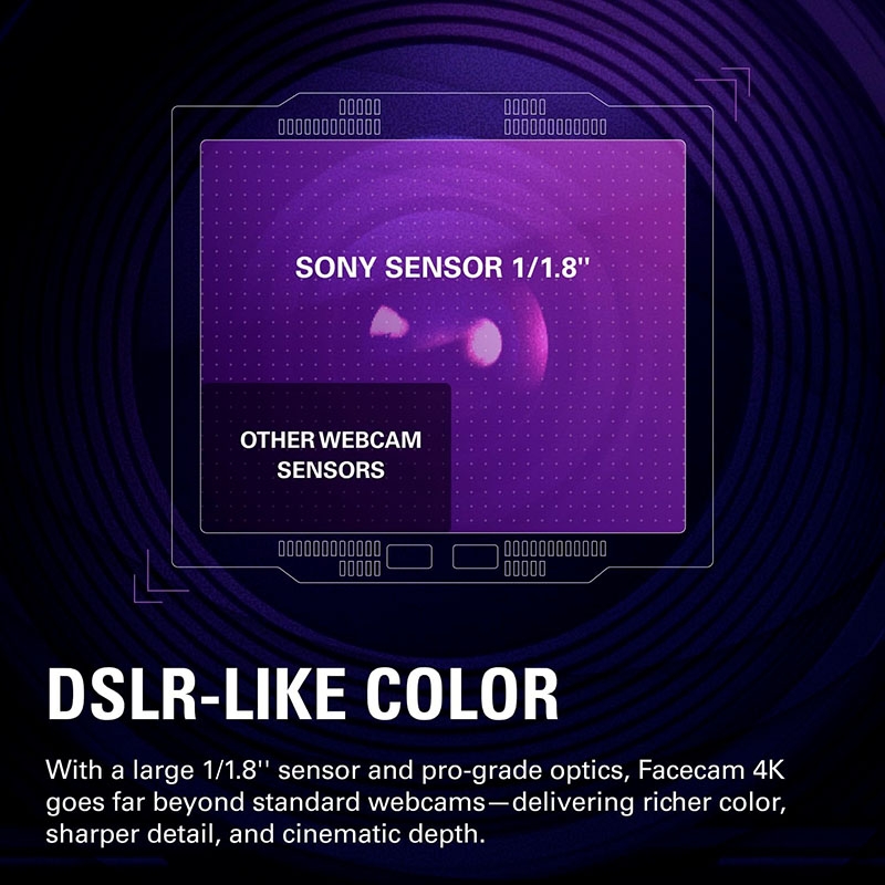 Webcam máy tính Elgato Facecam 4K 10WAF9901