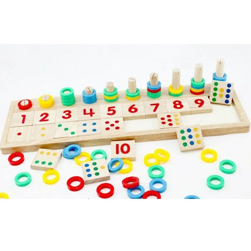 bảng núm gỗ cho bé