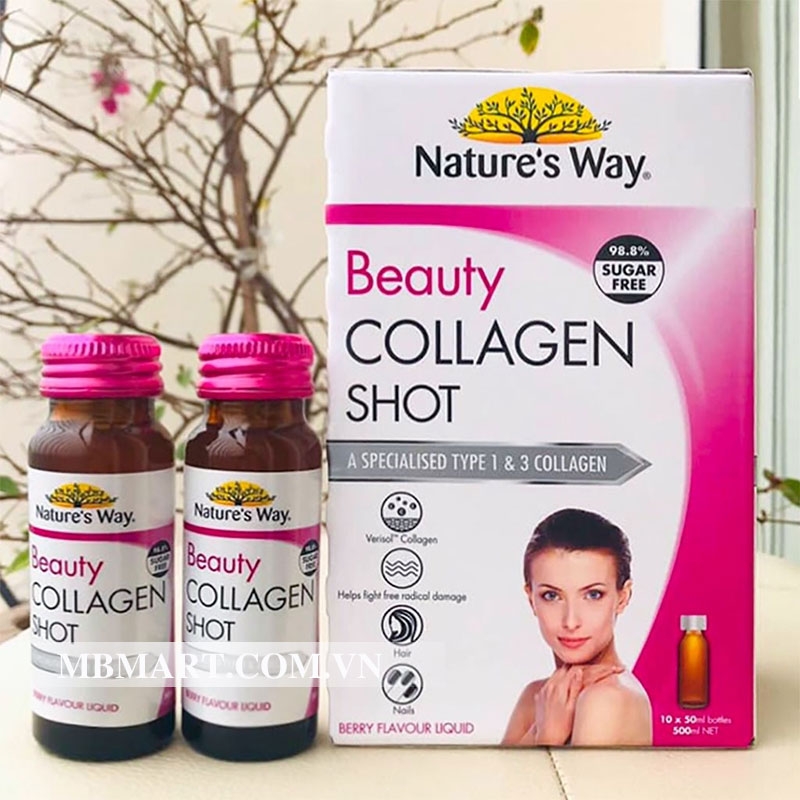 Beauty Collagen Shot Nature’s Way - Collagen dạng nước (Úc)