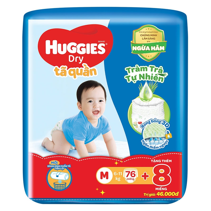 Bỉm  Tã dán Huggies size L 68 miếng cho bé 8  13kg  An BéBé