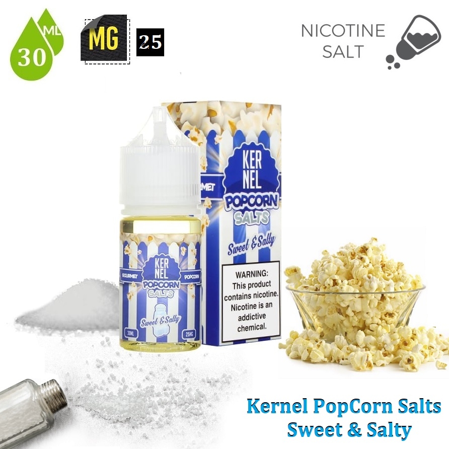 Tinh Dầu Salt Nic KERNEL PopCorn Salts (25mg / 30ml) (Sweet & Salty)