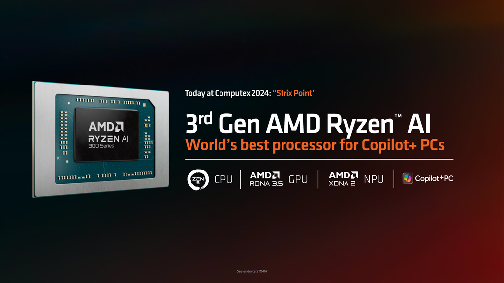 AMD chính thức ra mắt những laptop chạy APU AMD Ryzen AI 300 đầu tiên