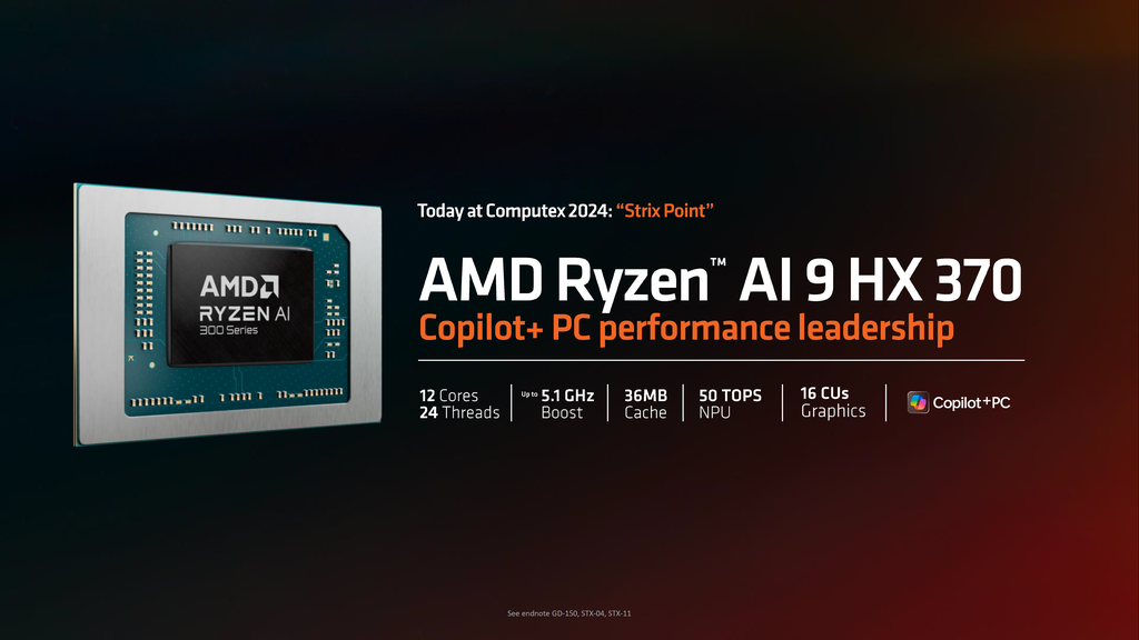 AMD chính thức ra mắt những laptop chạy APU AMD Ryzen AI 300 đầu tiên